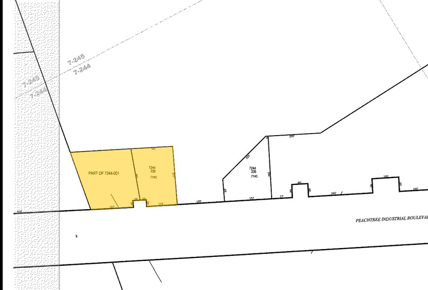 2805 Peachtree Industrial Blvd, Duluth, GA for lease - Plat Map - Image 2 of 3