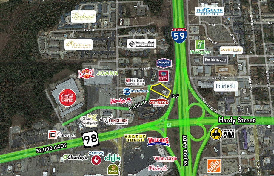 101 Carlisle Dr, Hattiesburg, MS for lease - Building Photo - Image 2 of 4