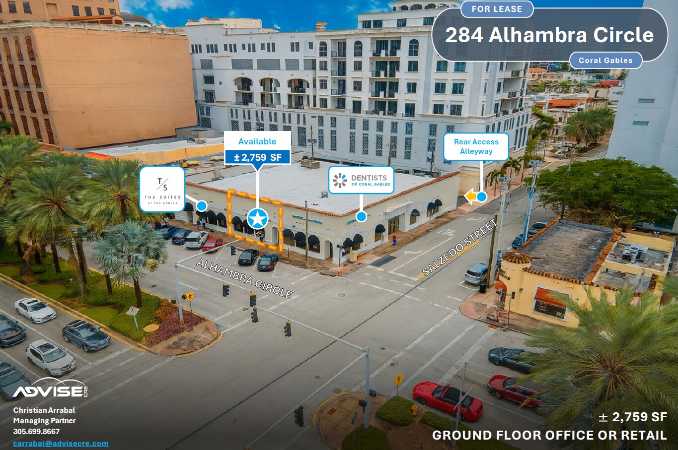 280-284 Alhambra Cir, Coral Gables, FL for lease Building Photo- Image 1 of 6