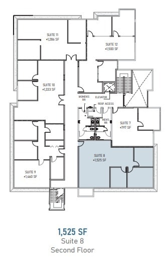 5665 Oberlin Dr, San Diego, CA 92121 - Unit 8 -  - Floor Plan - Image 1 of 1
