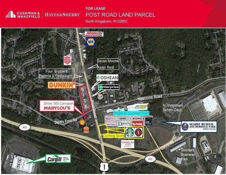 6975 Post Rd, North Kingstown, RI 02852 for Lease