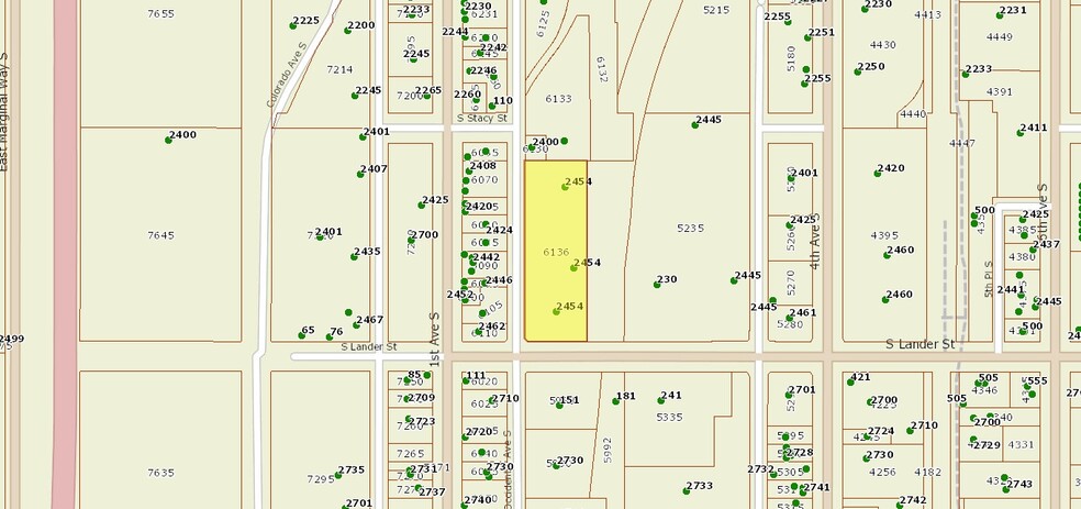 2454 Occidental Ave S, Seattle, WA for lease - Plat Map - Image 2 of 7