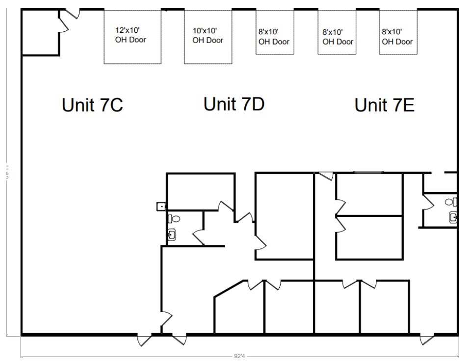 115 Hurley Rd, Oxford, CT for lease Floor Plan- Image 1 of 1