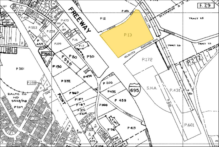 8203 Fischer Rd, Dundalk, MD for lease - Plat Map - Image 1 of 1