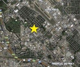 2043 Empire Central Dr, Dallas, TX - AERIAL map view