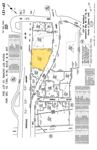 130-150 Nut Tree Pky, Vacaville, CA for sale - Plat Map - Image 1 of 1