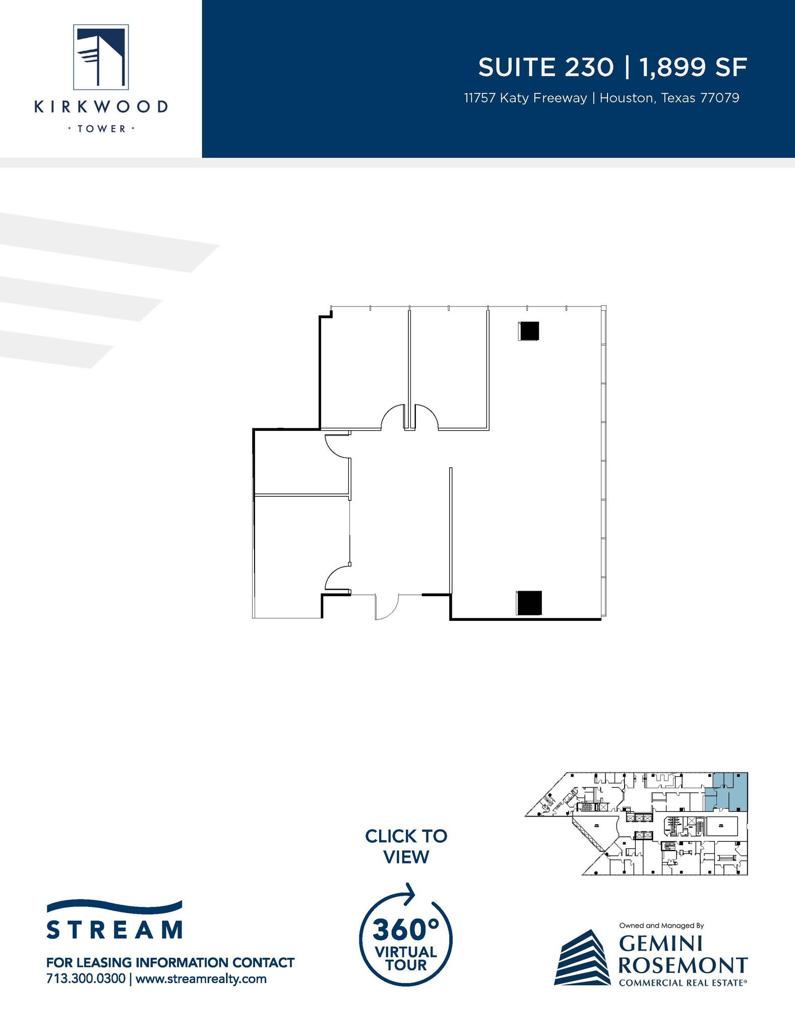 11757 Katy Fwy, Houston, TX for lease Floor Plan- Image 1 of 1