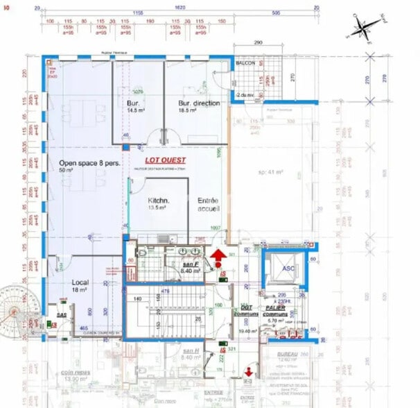 Office in Saint-Priest for lease - Floor Plan - Image 2 of 12