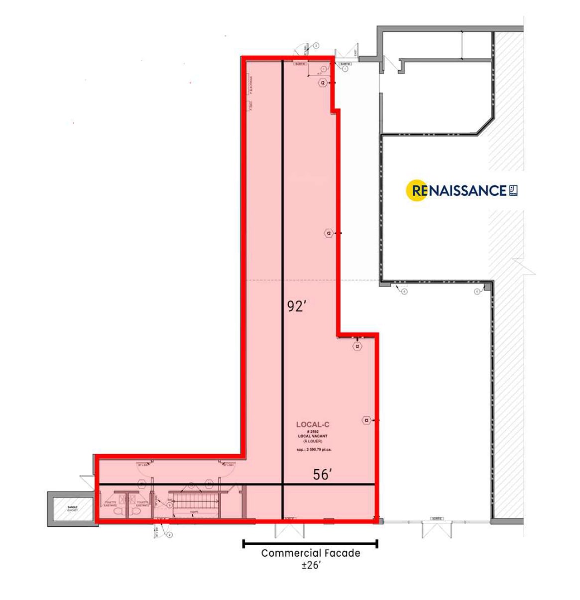 2592 Ch De Chambly, Longueuil, QC for lease Floor Plan- Image 1 of 1