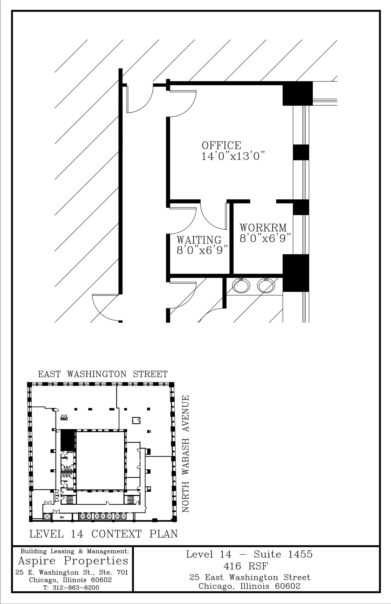 25 E Washington St, Chicago, IL for lease Site Plan- Image 1 of 1