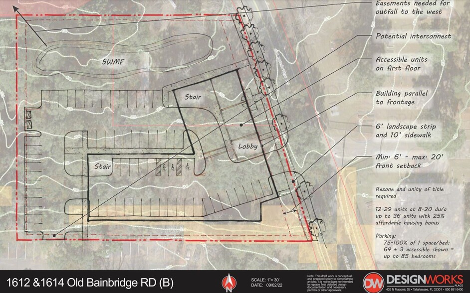 1612 Old Bainbridge Rd, Tallahassee, FL for sale - Site Plan - Image 1 of 6
