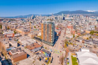 285 E Broadway, Vancouver, BC - AERIAL  map view