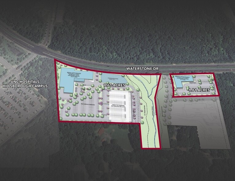 502 Waterstone Dr, Hillsborough, NC for sale - Aerial - Image 1 of 2