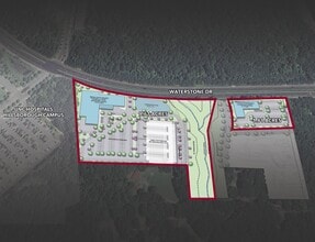 502 Waterstone Dr, Hillsborough, NC - AERIAL map view - Image1