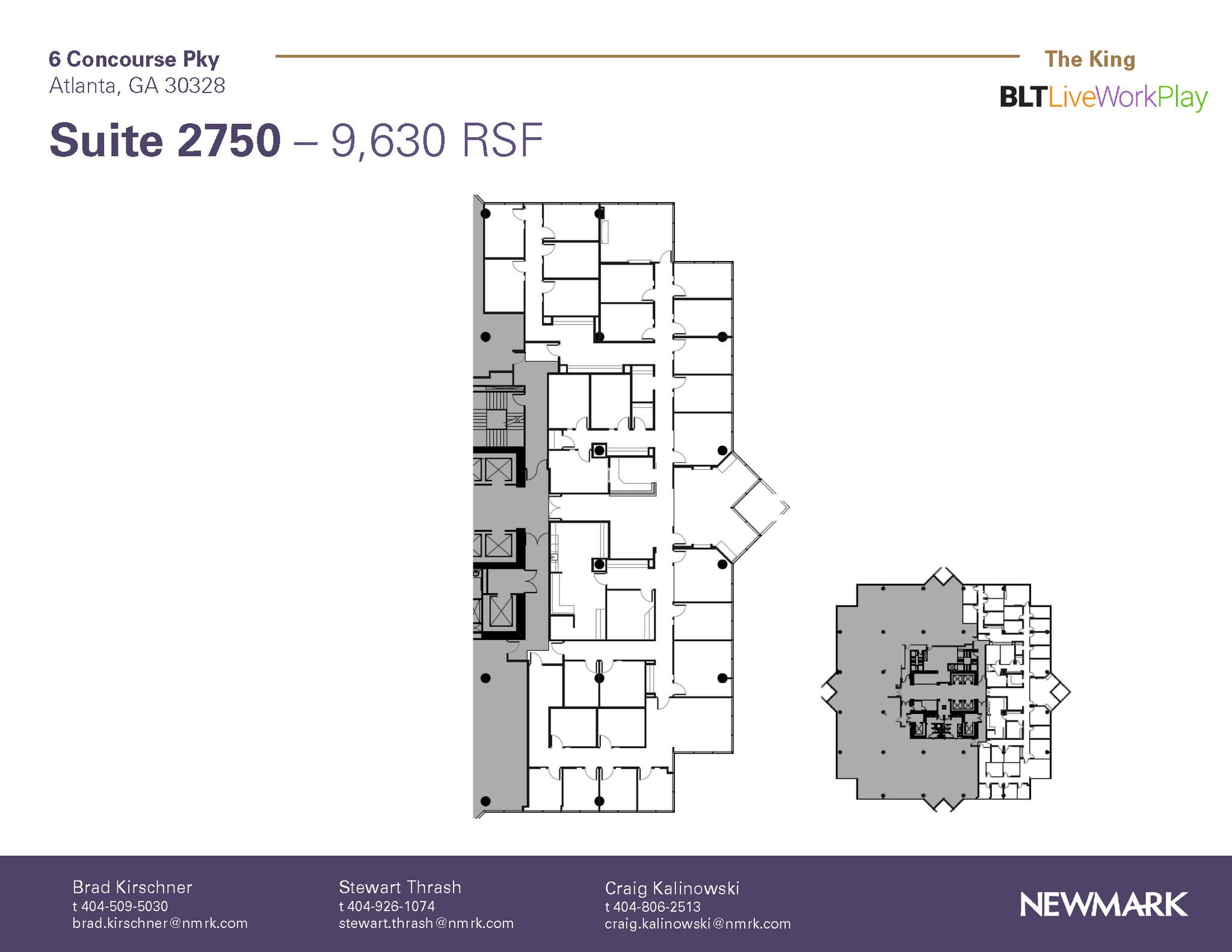 6 Concourse Pky NE, Atlanta, GA for lease Floor Plan- Image 1 of 1