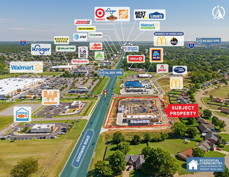 4323 Goodman Rd, Horn Lake, MS 38637 Brand New ChickFilA 15Yr