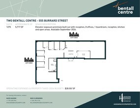 555 Burrard St, Vancouver, BC for lease Floor Plan- Image 1 of 1