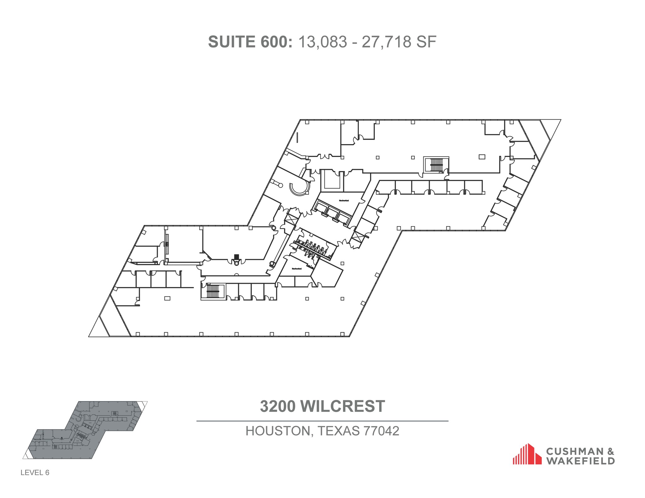 3200 Wilcrest Dr, Houston, TX for lease Floor Plan- Image 1 of 1