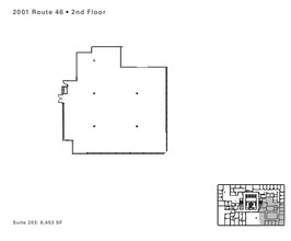 2001 Route 46, Parsippany, NJ for lease Floor Plan- Image 1 of 1