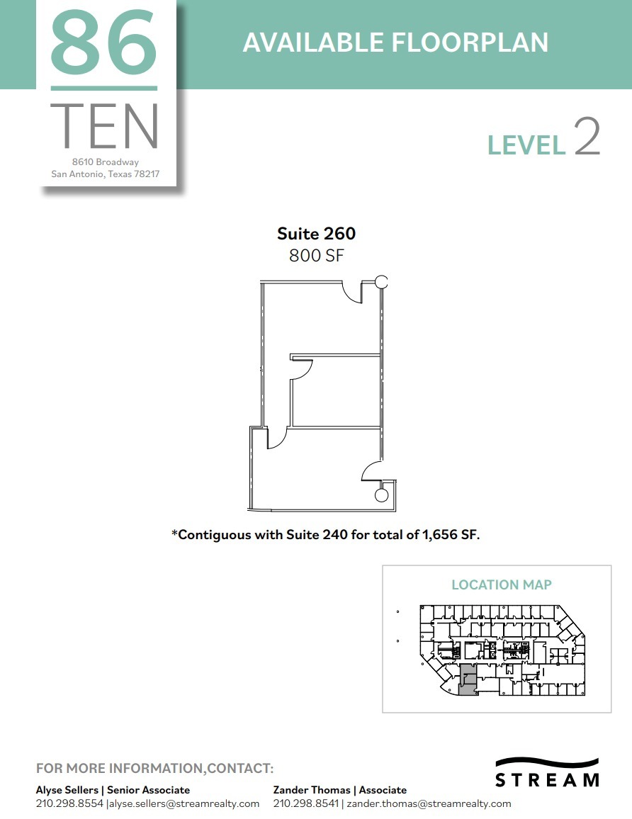 8610 Broadway St, San Antonio, TX for lease Floor Plan- Image 1 of 1