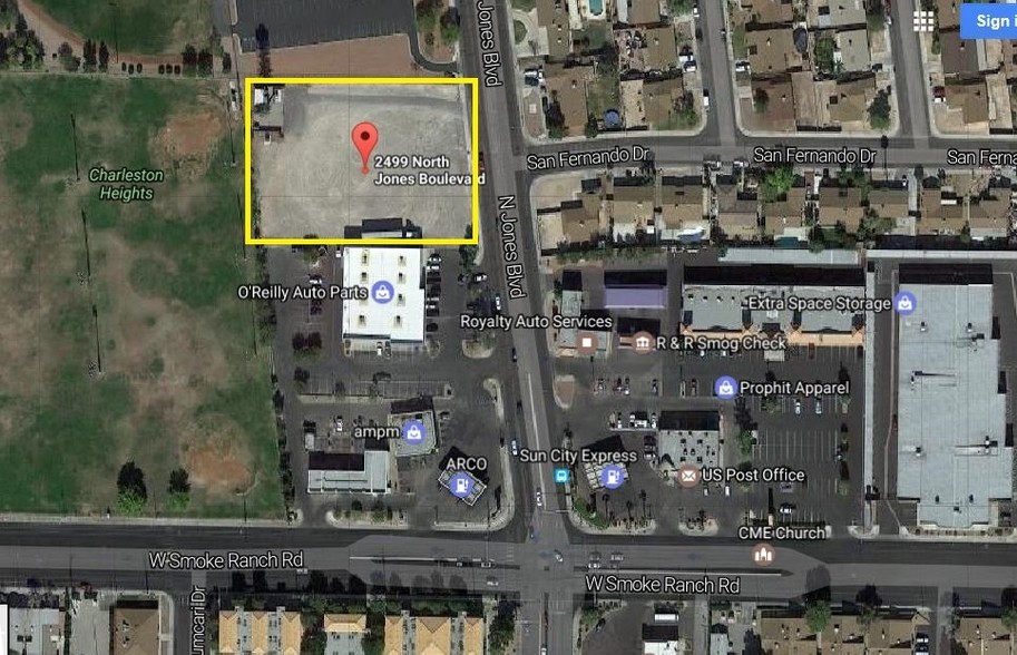 N Jones Blvd, Las Vegas, NV for sale - Building Photo - Image 1 of 1