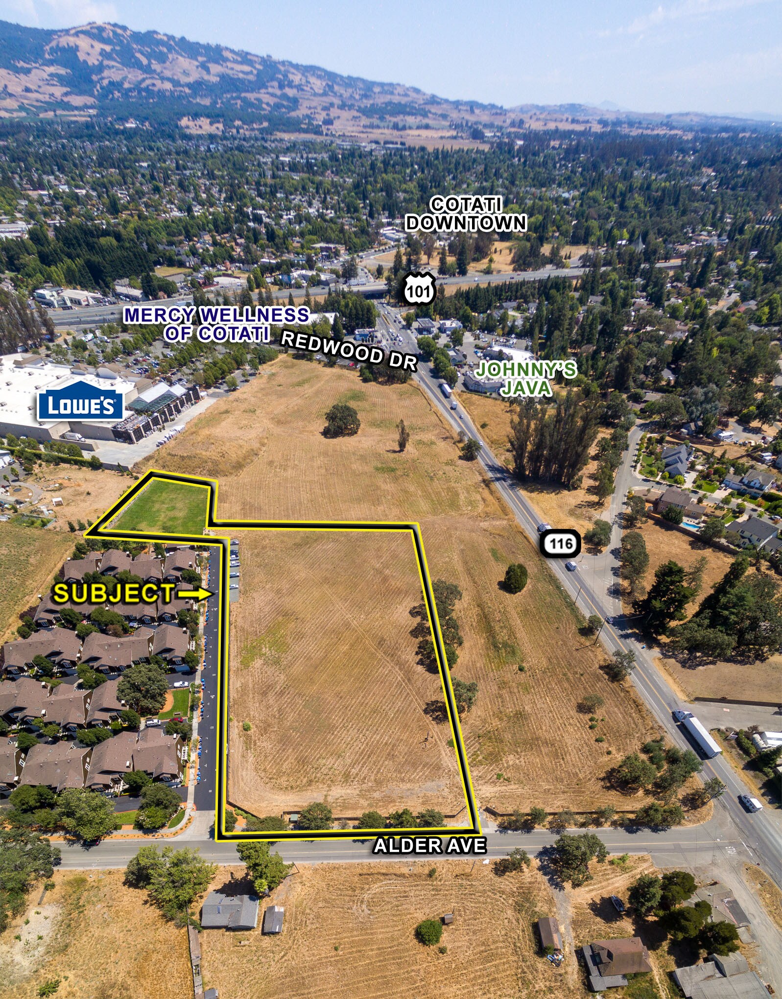 Alder Ave, Cotati, CA 94931 Land for Sale