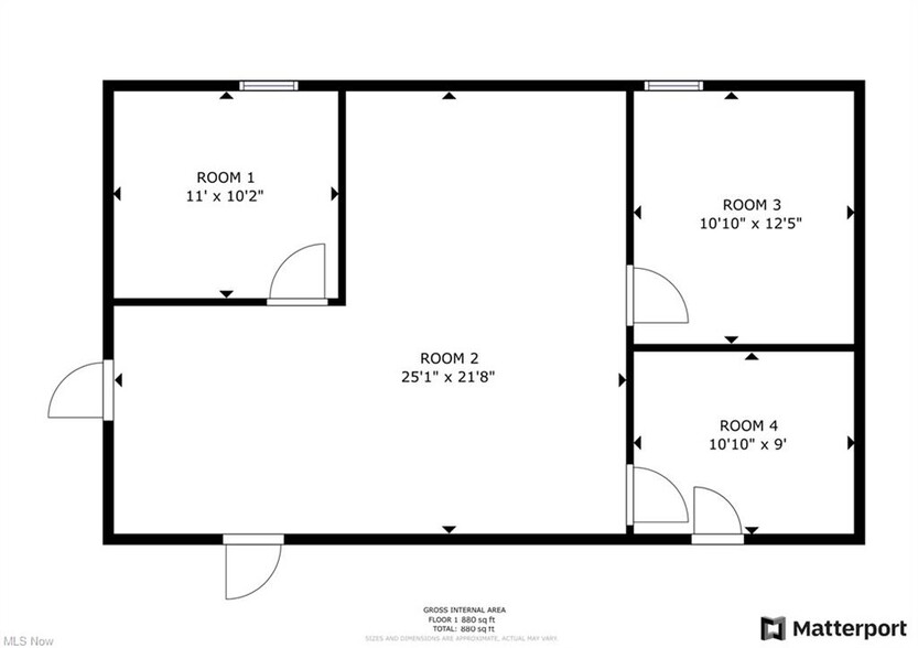 4960 Higbee Ave NW, Canton, OH for lease - Floor Plan - Image 3 of 5