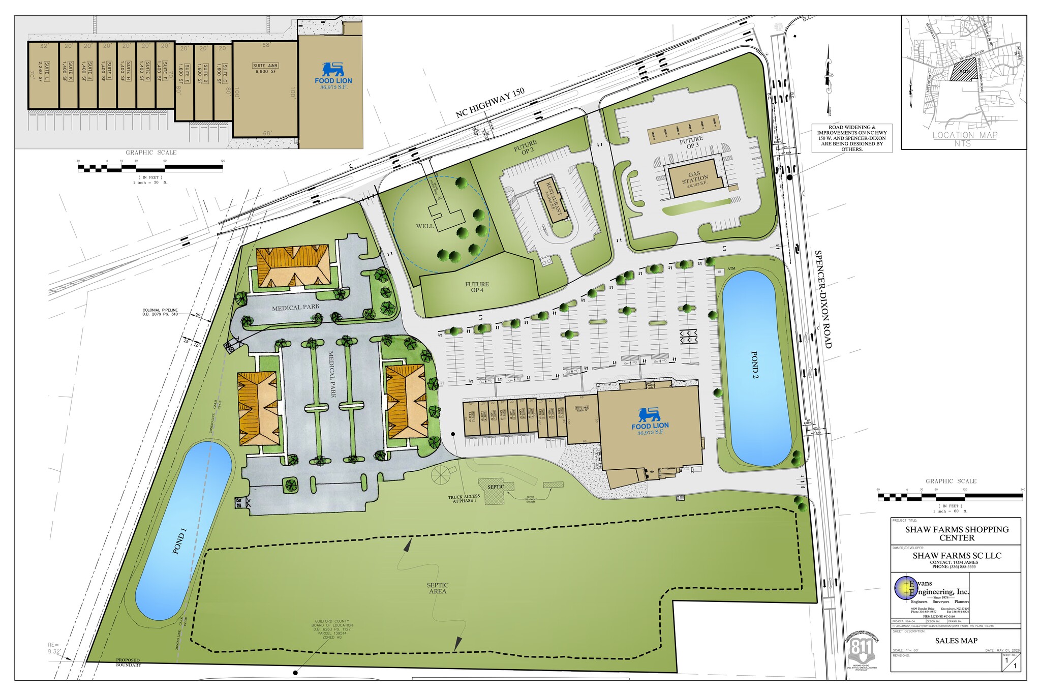 413 NC Highway 150 W, Greensboro, NC for lease Site Plan- Image 1 of 3
