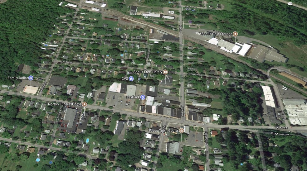 34-40 W Main St, Sodus, NY for lease - Aerial - Image 3 of 9