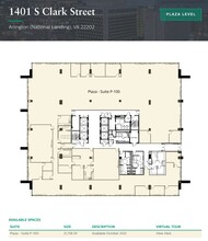 1401 S Clark St, Arlington, VA for lease Floor Plan- Image 1 of 1