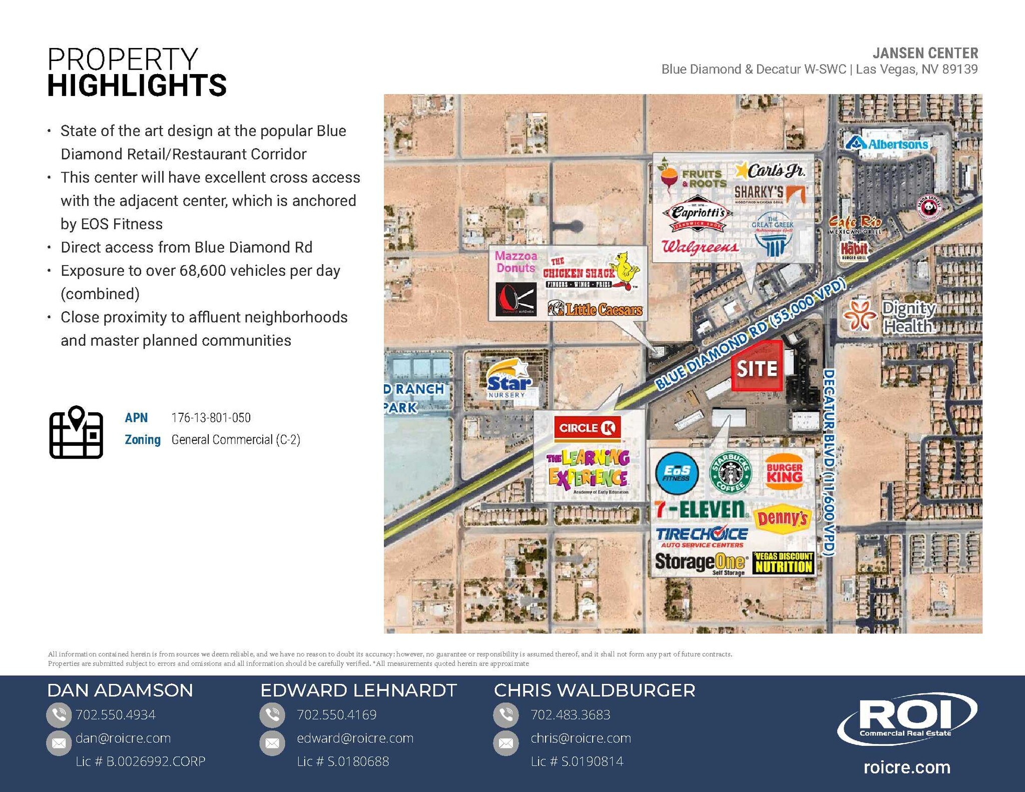 5025 Blue Diamond Rd, Las Vegas, NV 89139 Jansen Center Drive Thru