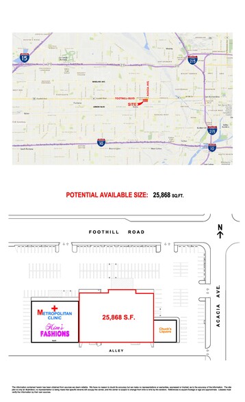 467 E Foothill Blvd, Rialto, CA for lease - Floor Plan - Image 2 of 4