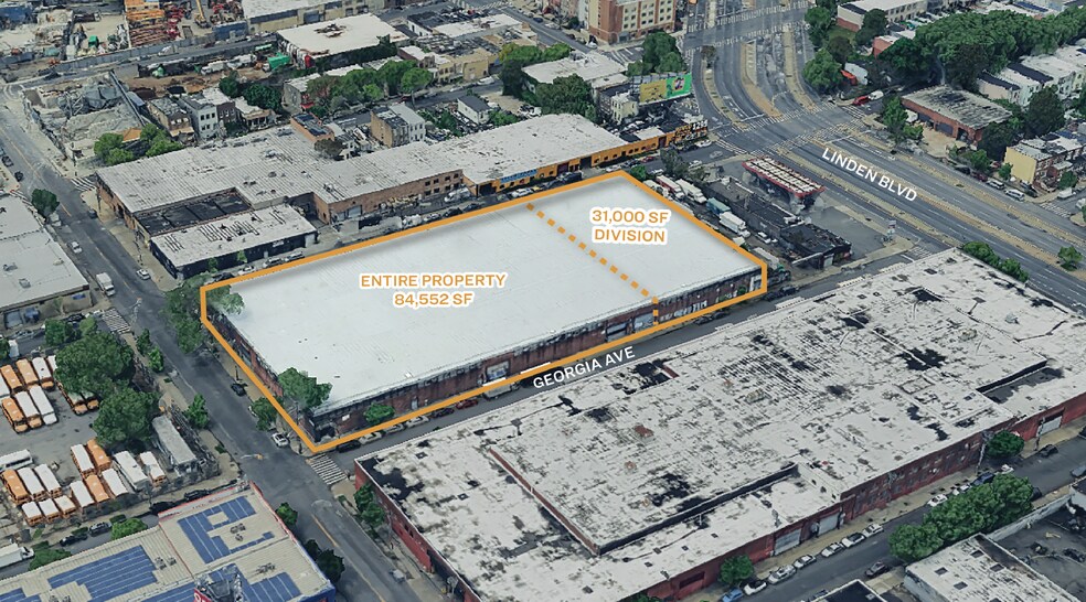 802-848 Georgia Ave, Brooklyn, NY for lease - Aerial - Image 1 of 12