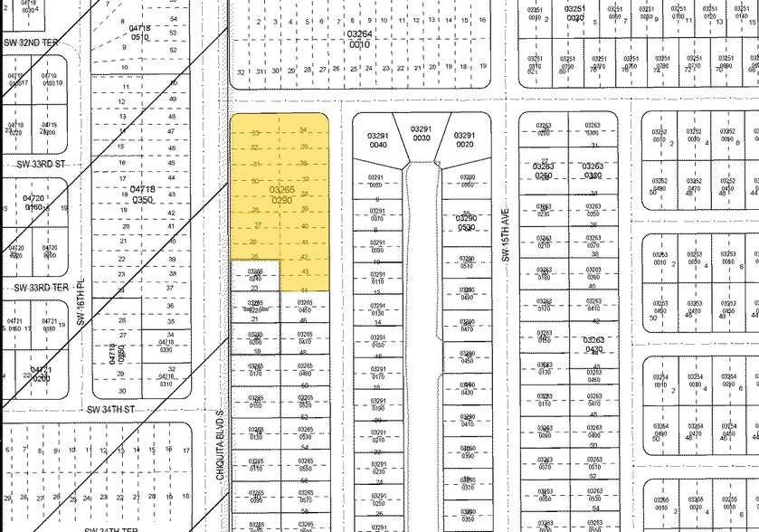 3221-3223 Chiquita Blvd S, Cape Coral, FL for sale - Plat Map - Image 1 of 1