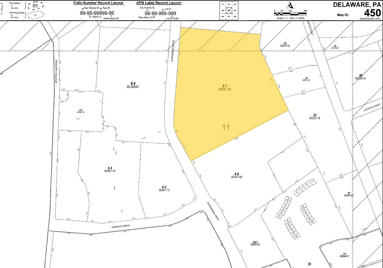 0 Evergreen Dr, Glen Mills, PA for sale Plat Map- Image 1 of 1