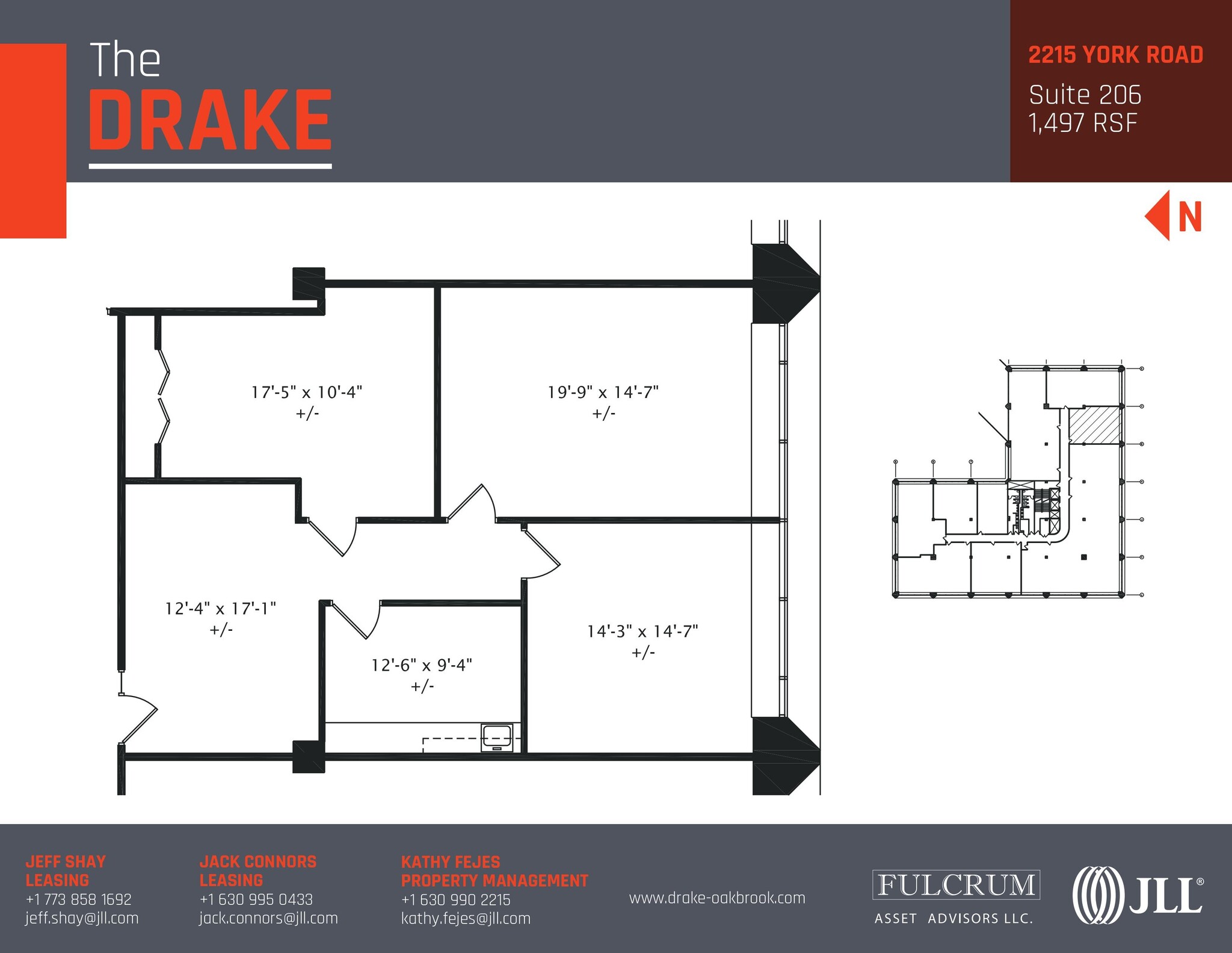 2211-2215 S York Rd, Oak Brook, IL for lease Floor Plan- Image 1 of 1