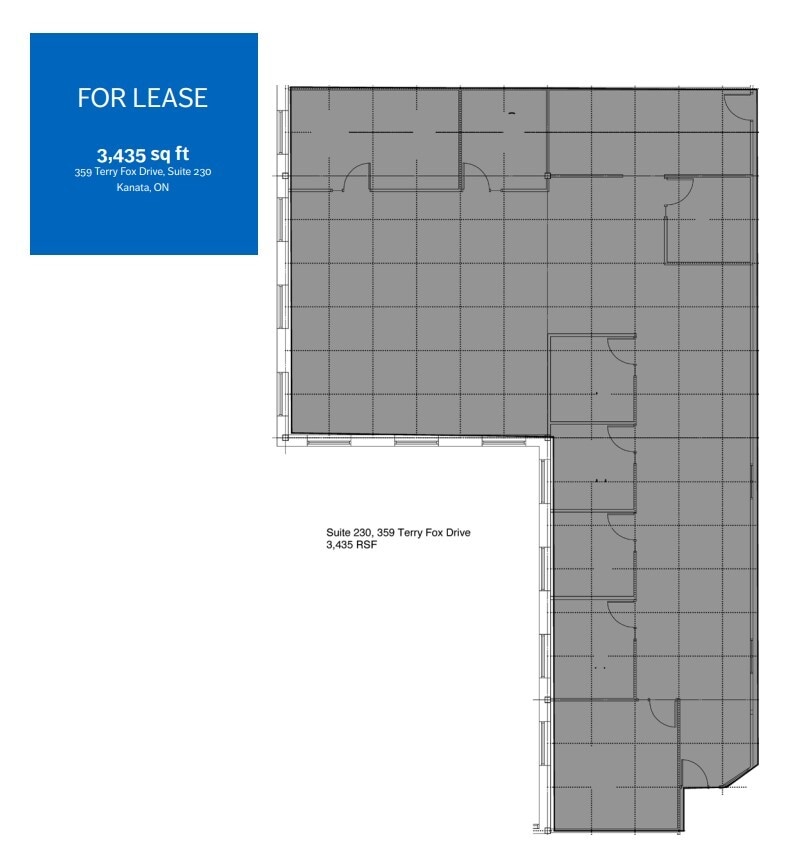 359 Terry Fox Dr, Ottawa, ON for lease Floor Plan- Image 1 of 1