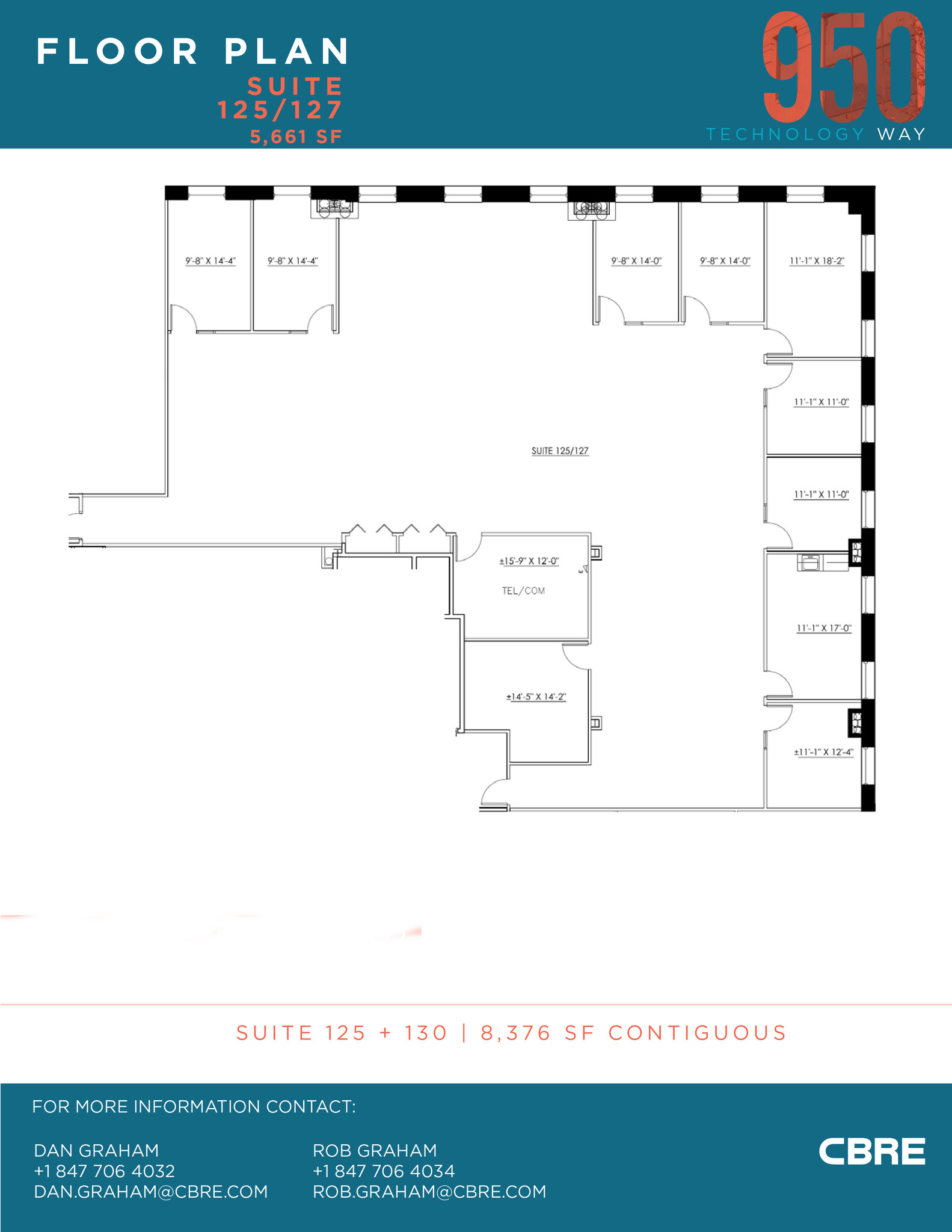 950 Technology Way, Libertyville, IL for lease Floor Plan- Image 1 of 1