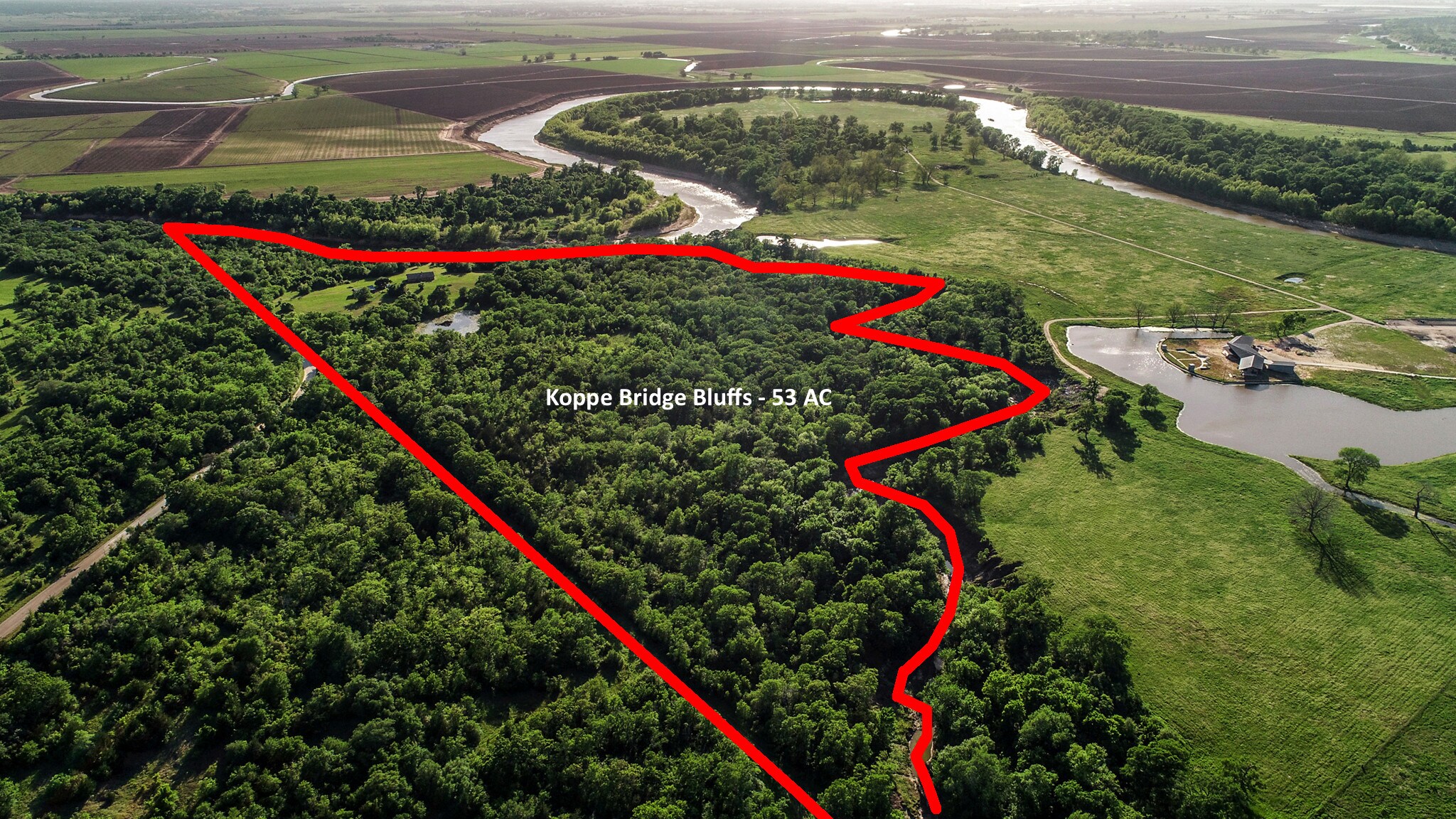 Koppe Bridge Rd, College Station, TX for sale Aerial- Image 1 of 1