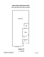 260 S Alma School Rd, Mesa, AZ for lease Floor Plan- Image 1 of 1