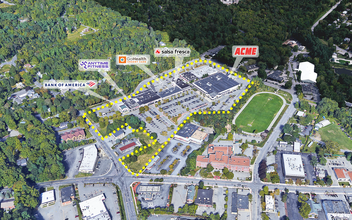 100 Triangle Ctr, Yorktown Heights, NY - aerial  map view