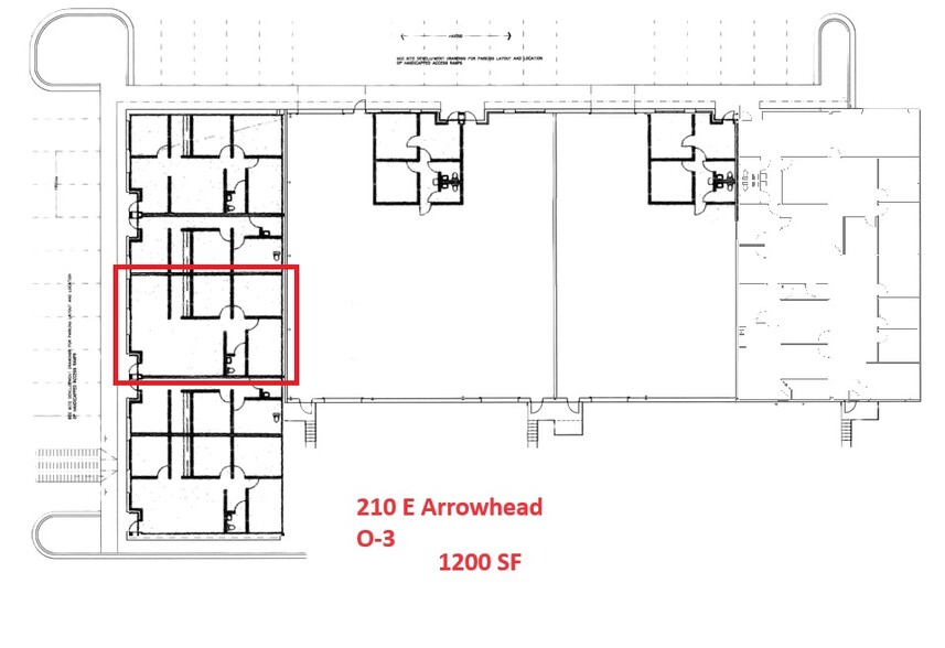 200 E Arrowhead Dr, Charlotte, NC for lease - Floor Plan - Image 2 of 2