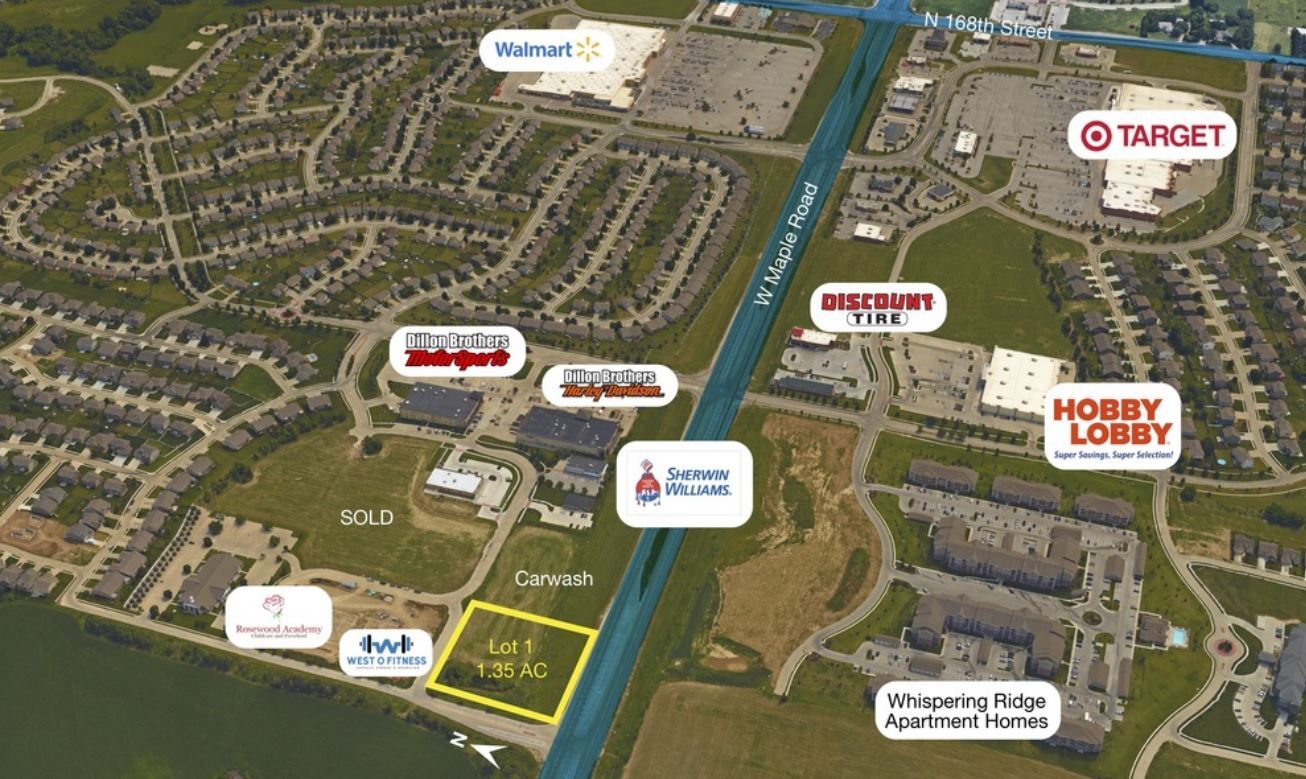 168th & West Maple Road, Omaha, NE for sale Primary Photo- Image 1 of 1