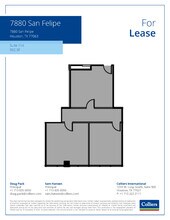 7880 San Felipe St, Houston, TX for lease Floor Plan- Image 1 of 1