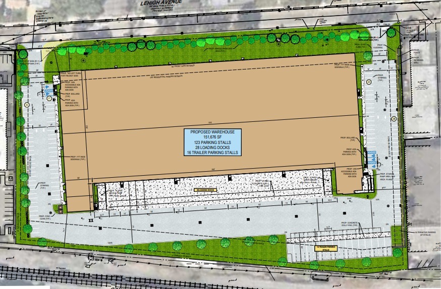 901 Lehigh Ave, Union, NJ for lease - Site Plan - Image 2 of 2