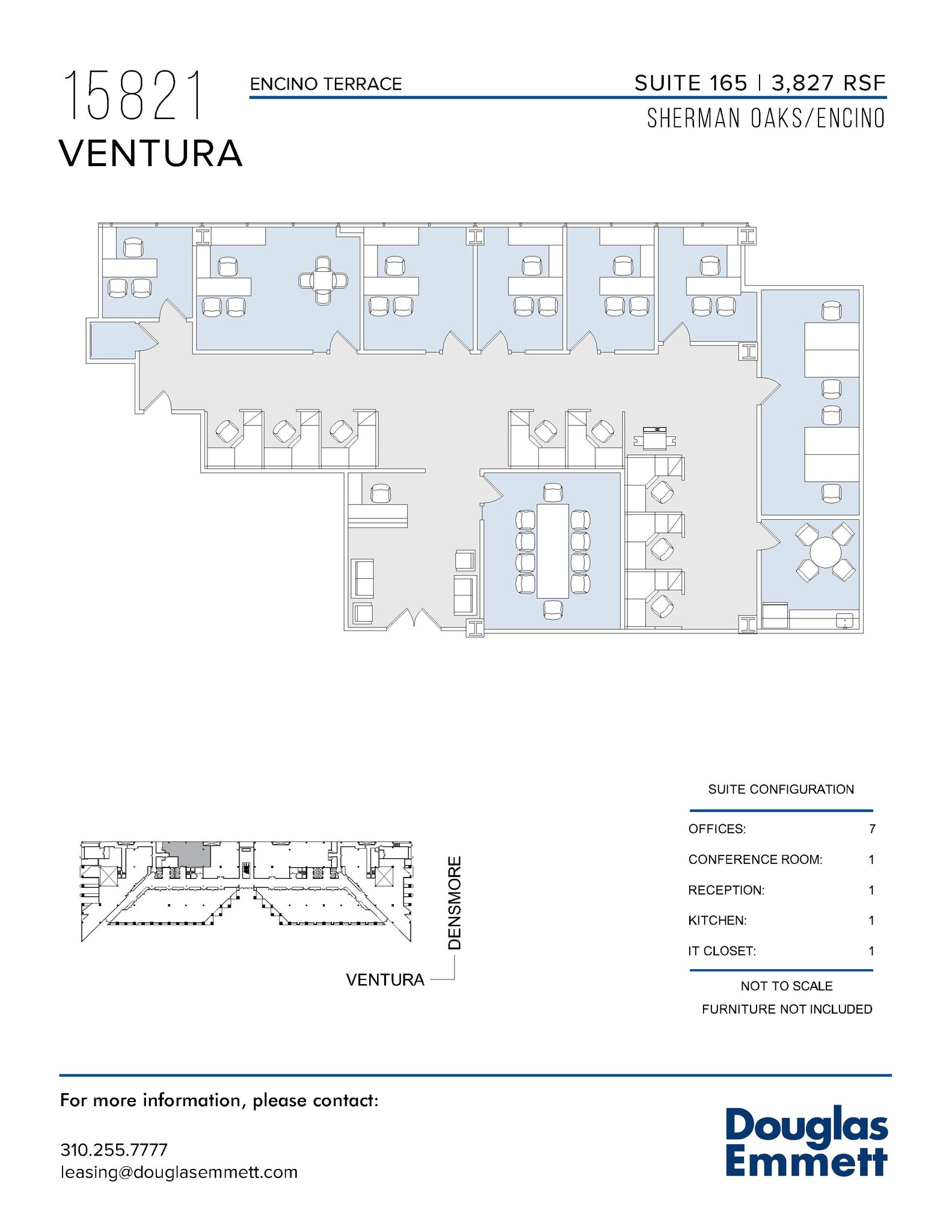 15821 Ventura Blvd, Encino, CA for lease Floor Plan- Image 1 of 1