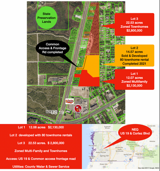US Highway 19, Spring Hill, FL for sale - Building Photo - Image 2 of 4