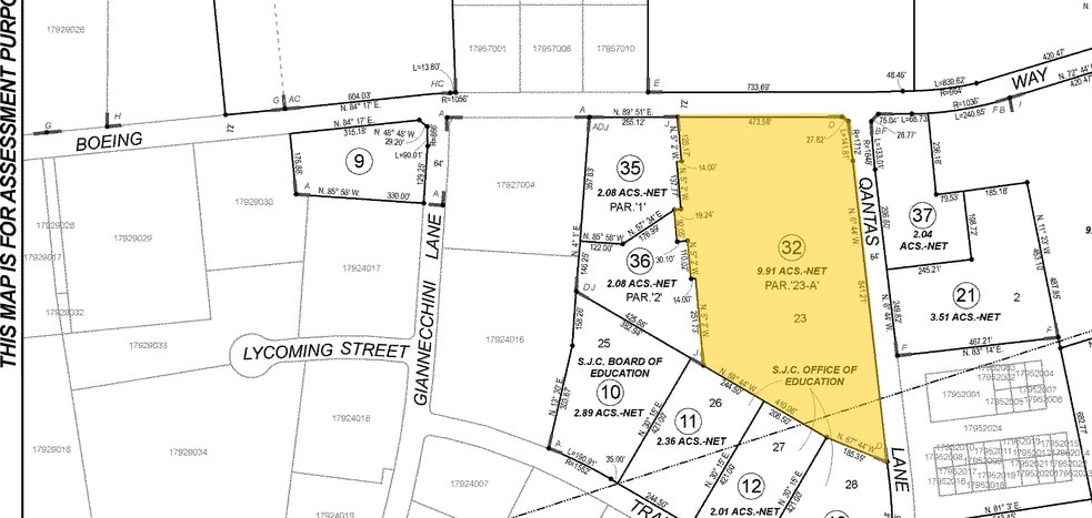 4545 Qantas Ln, Stockton, CA for lease - Plat Map - Image 2 of 5