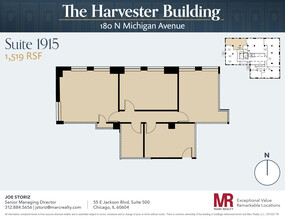 180 N Michigan Ave, Chicago, IL for lease Floor Plan- Image 1 of 1