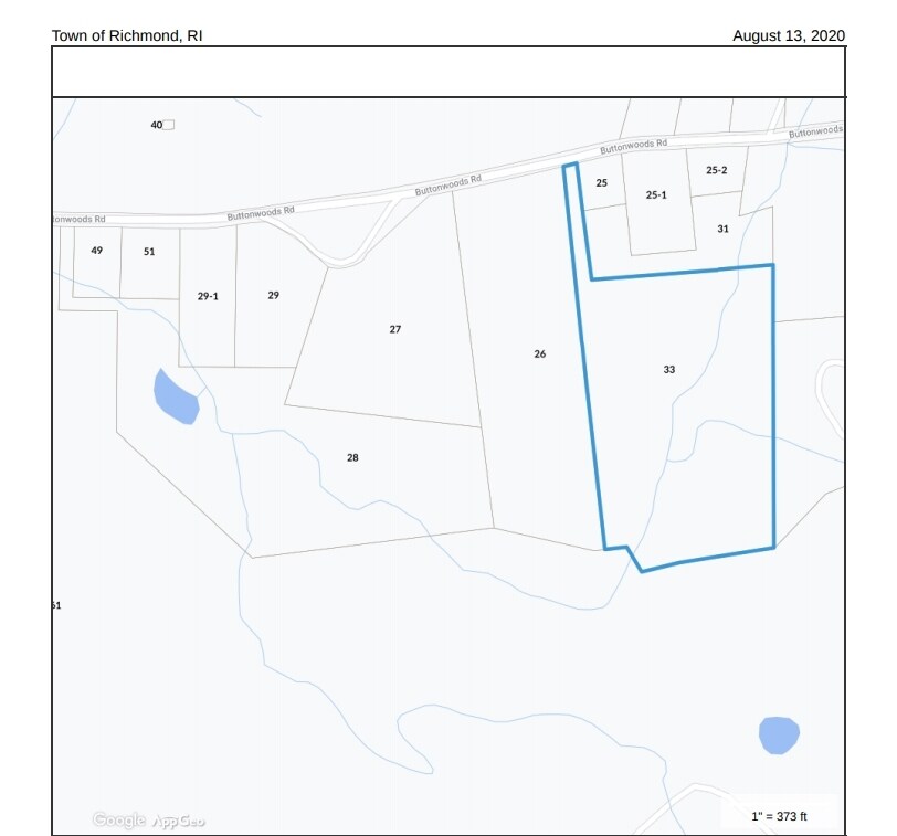 Richmond Ri Plat Maps 0 Buttonwoods Rd, Richmond, Ri 02898 | Loopnet